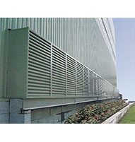 電動防雨消聲調節(jié)百葉窗